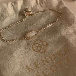 Gold Kendra Scott Elaina Adjustable Chain Bracelet